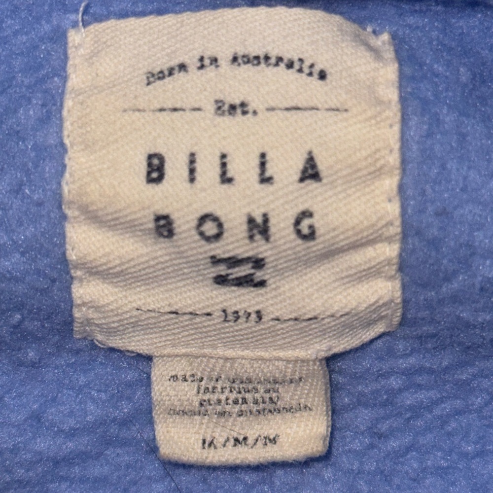 Women’s Billabong light blue hoodie size medium - Picture 4 of 6